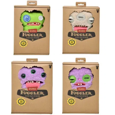 Fuggler Pack Of 4 Zuru  Limited Edition Plush Toy 9 Inch Random Assortment In Brown