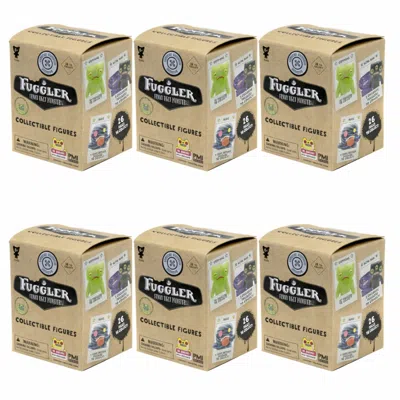 Fuggler Pack Of 6 Zuru  Mystery Collectible Mini Figures Limited Edition Designs In Multi