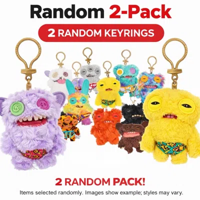 Fuggler Set Of 2 Zuru  Keyring 5 Inch Plush Toy Mystery Random Assortment