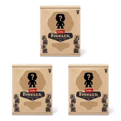 Fuggler Set Of 3 Zuru  Baby Fugg 3.5 Inch Plush Toy Mystery Random Assortment