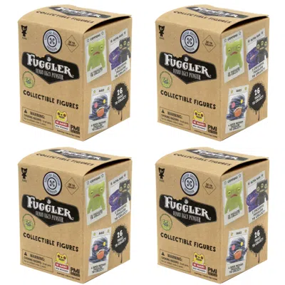 Fuggler Set Of 4 Zuru  Mystery Collectible Mini Figures Limited Edition Designs In Multi