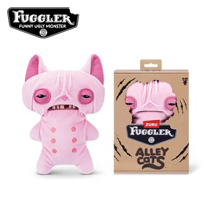 Fuggler Zuru  Alley Cats Wrinkle Mcstinkles Pink 9 Inch Plush Toy