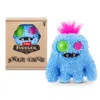 Fuggler Zuru  Baby Fug Sasquoosh Blue Funny Ugly Monster Plush Toy 3.5 Inch In Blue