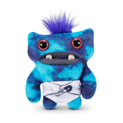 Fuggler Zuru  Baby Fugg Series 3 Wide Eyed Weirdo 3.5 Inch Plush Toy In Blue
