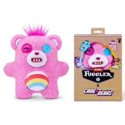 Fuggler Zuru  Care Bears Cheer Bear Pink Funny Ugly Plush Monster 9-inch In Multi