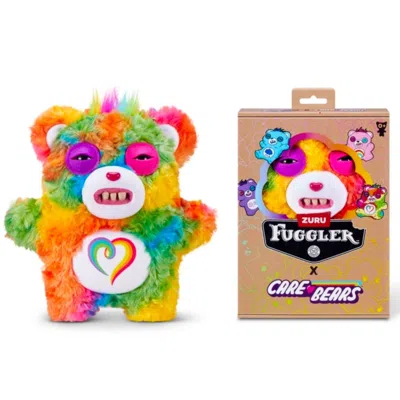 Fuggler Zuru  Care Bears Togetherness Bear Rainbow Funny Ugly Monster Plush Toy 9 Inch In Multi