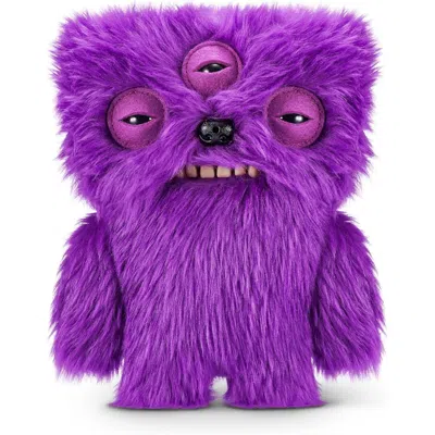 Fuggler Zuru  Fart Face Alien Funny Ugly Monster Plush Toy 9 Inch In Purple