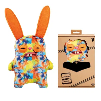 Fuggler Zuru  Labratory Misfits Rabid Rabbit Orange 9 Inch Plush Toy In Multi