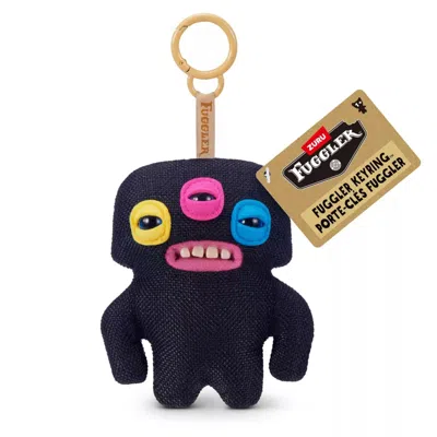 Fuggler Zuru  Mini  Annoyed Alien Black 5 Inch Plush Keyring