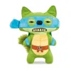 Fuggler Zuru  Teenage Mutant Ninja Turtles Leonardo Funny Ugly Monster Plush Toy 9 Inch In Green
