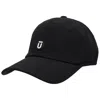 Ful Fūl Contrast Binding Nylon Cap With Rubber Patch And Elastic Bungee In Black