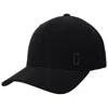 Ful Fūl Soft Constructed Backless Cap With Elastic Logo Backstrap In Black