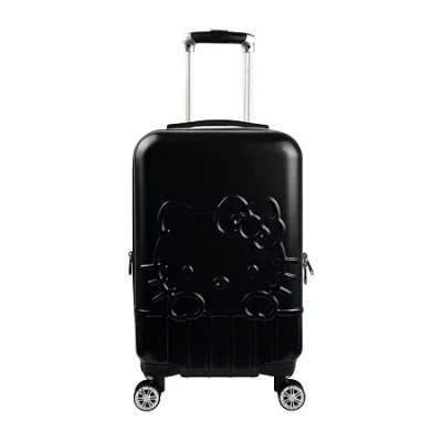 Ful Hello Kitty 21" Hardside Carry-on Spinner Luggage In Black