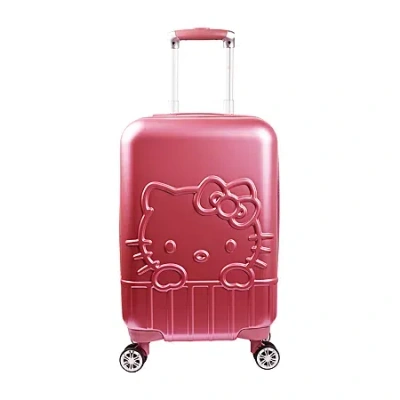 Ful Hello Kitty 21" Hardside Carry-on Spinner Luggage In Pink