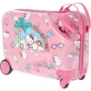Ful Hello Kitty Ride-on Luggage Summer Time Kids 14.5" Luggage