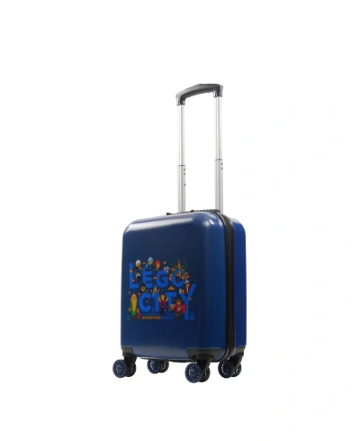 Ful Lego Play Date Lego City Awaits 18" Kids Carry-on Luggage In Navy