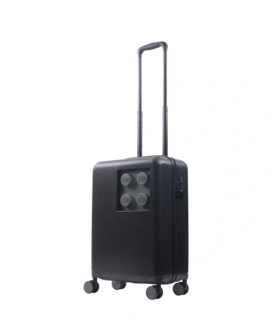 Ful Lego Signature Brick 2x2 Trolley 21" Carry-on Luggage In Black,gray