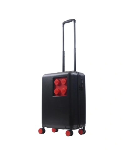 Ful Lego Signature Brick 2x2 Trolley 21" Carry-on Luggage In Blk,red