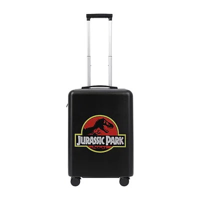Ful Kids' Nbc Studios Jurassic Park Jurassic World 22 Inch Hardside Expandable Lightweight Carry-on Spinner Lu In Black