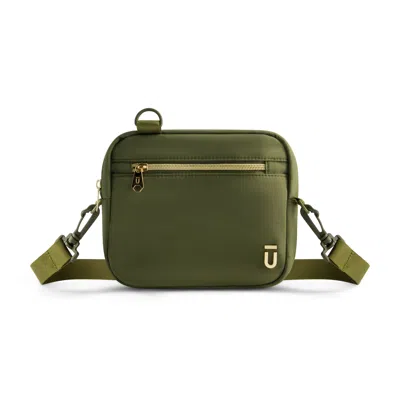 Ful Puffer Crossbody Bag In Green