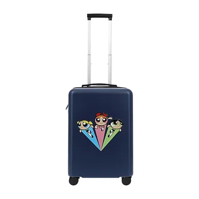 Ful Kids' Warner Bros. Power Puff Girls Powerpuff Girls 22 Inch Hardside Expandable Lightweight Carry-on Spinn In Blue