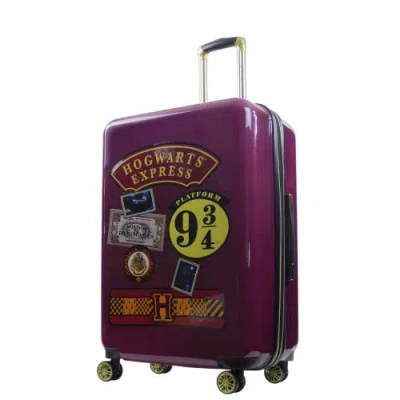 Ful Wb Harry Potter Hogwart Express Hardside Printed Abs 29 Inch Luggage In Burgundy