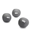 Full Circle Loads Of Fun Anti-static Dryer Balls, Set Of 3 In Gray