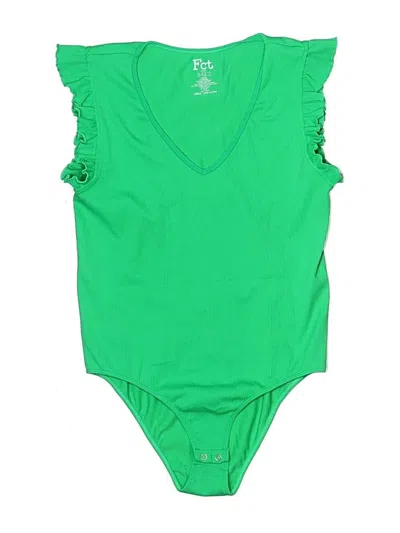 Pre-owned Full Circle Trends With Love Bodysuit In Green