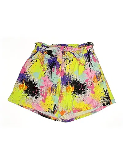 Pre-owned Full Circle Trends With Love Shorts In Yellow