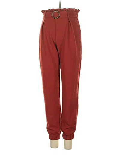 Pre-owned Full Circle Trends With Love Track Pants In Red