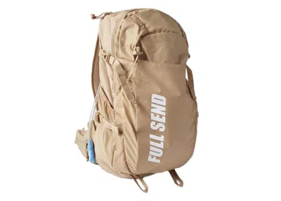Pre-owned Full Send Outdoors Backpack In Tan In Brown
