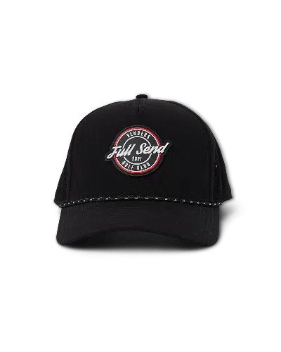 Pre-owned Full Send Senders Golf Hat In Black