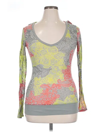 Pre-owned Full Tilt 3/4 Sleeve T-shirt In Gray