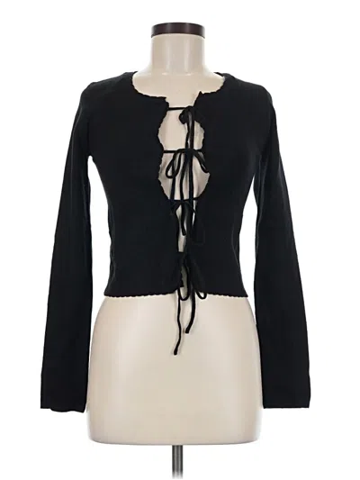 Pre-owned Full Tilt Cardigan Sweater In Black