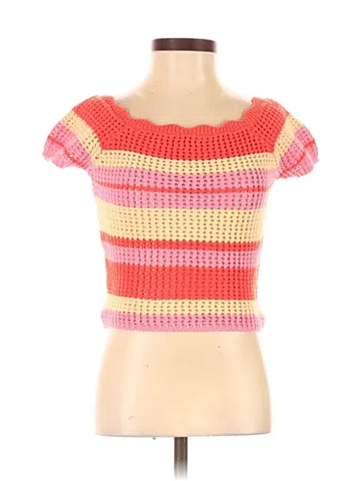 Pre-owned Full Tilt Cardigan Sweater In Pink