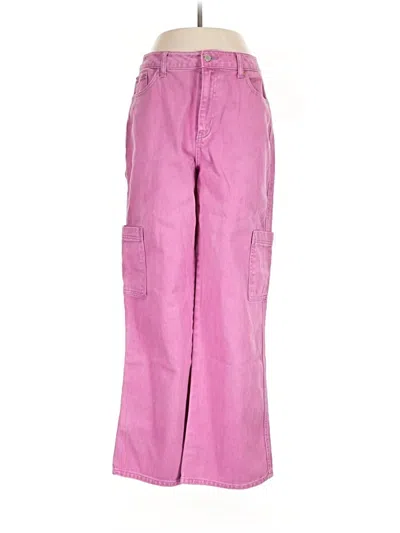Pre-owned Full Tilt Cargo Pants In Pink