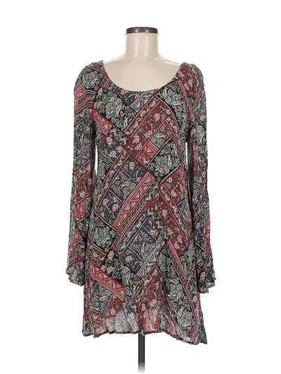 Pre-owned Full Tilt Casual Dress In Burgundy