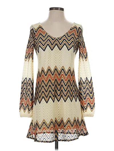Pre-owned Full Tilt Casual Dress In Ivory