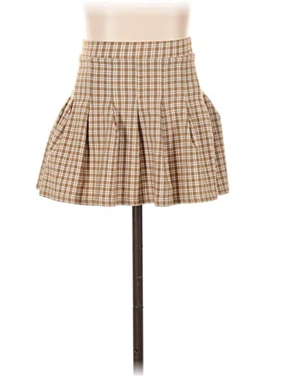 Pre-owned Full Tilt Casual Skirt In Tan
