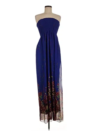 Pre-owned Full Tilt Cocktail Dress In Blue