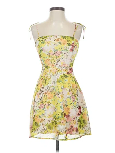 Pre-owned Full Tilt Cocktail Dress In Yellow