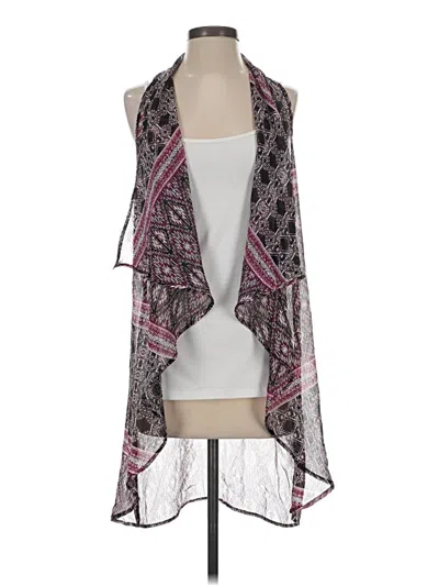 Pre-owned Full Tilt Kimono In Purple