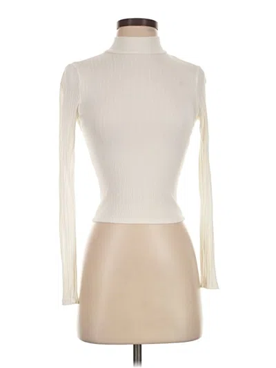Pre-owned Full Tilt Long Sleeve Turtleneck In Ivory