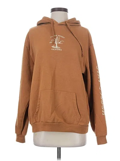 Pre-owned Full Tilt Pullover Hoodie In Brown