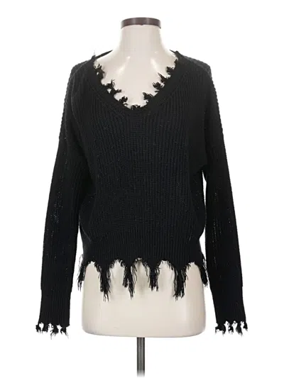 Pre-owned Full Tilt Pullover Sweater In Black