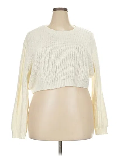 Pre-owned Full Tilt Pullover Sweater In Ivory