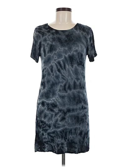 Pre-owned Full Tilt Short Sleeve Top Gray Scoop Neck Tops