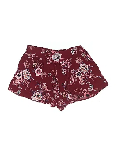 Pre-owned Full Tilt Shorts In Burgundy