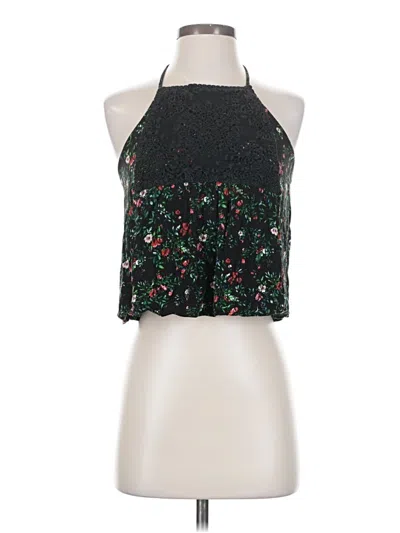 Pre-owned Full Tilt Sleeveless Blouse In Black