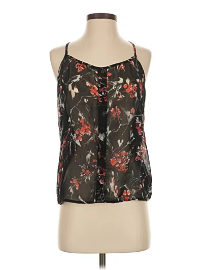 Pre-owned Full Tilt Sleeveless Blouse In Black